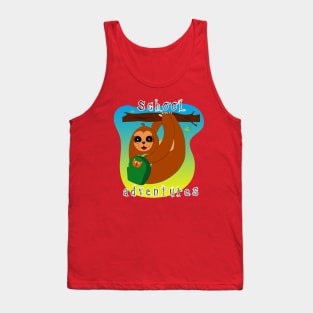 School Adventures_Boy Sloth Tank Top